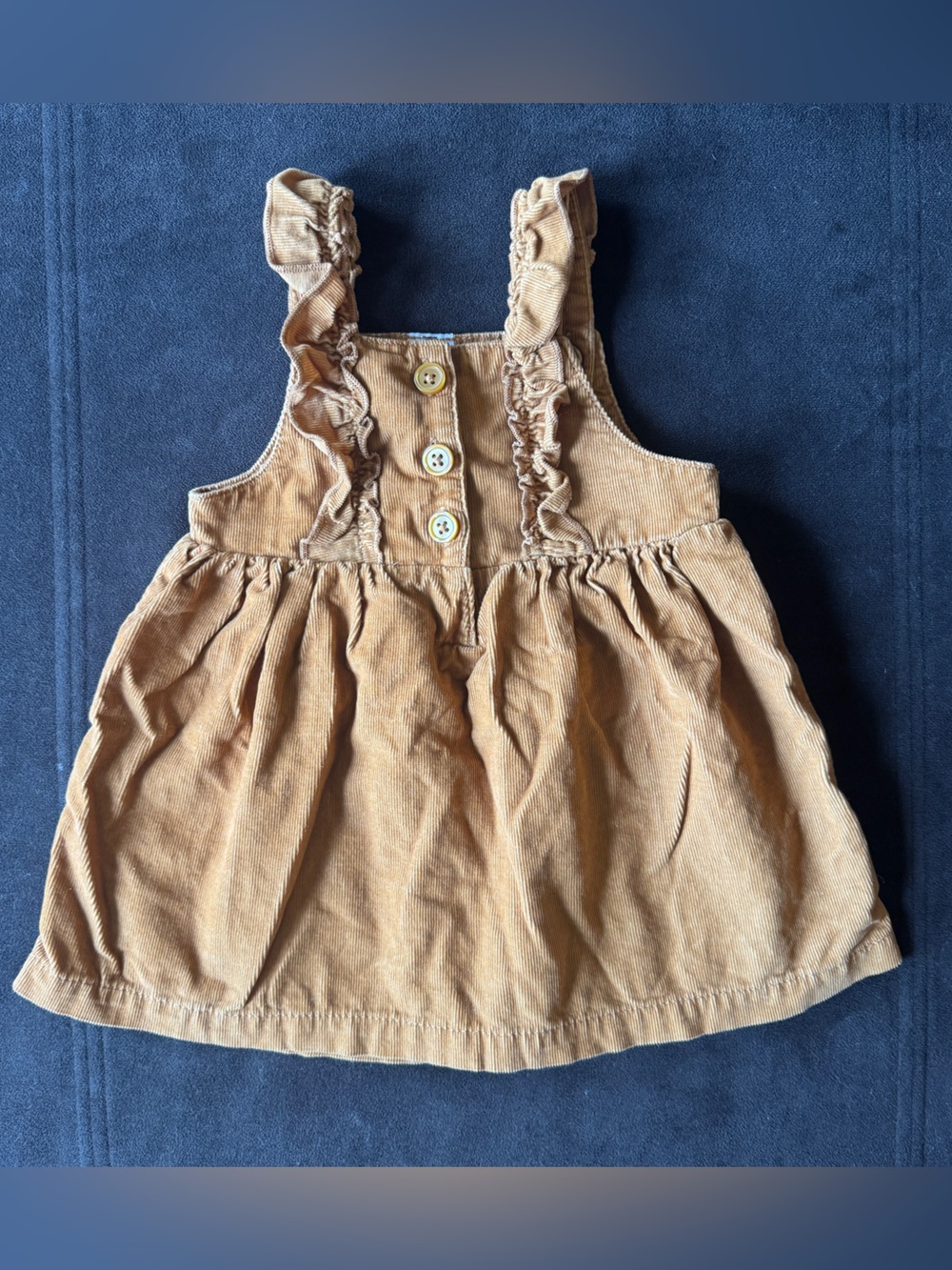 Carter's Tan Corduroy Pinafore Apron Dress
